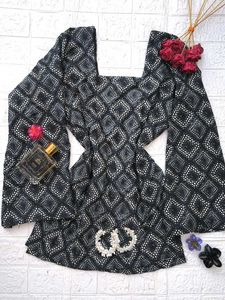 Corset Back Patterned Kurti 🖤