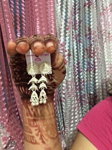 Silver Jhumka Earrings