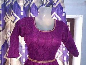 Beutiful Purple Colour Goun 38&#34;Size