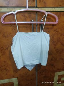 White Colour Tank Top