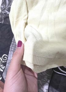 Cute Yellow Long Sleeve Top