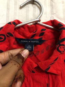 Tommy Hilfiger Red Sleeveless Dress