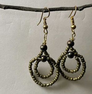 beaded dainty boho earrings