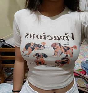 Cute Vivacious Crop Top