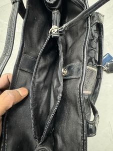 Coach Black Signature Purse