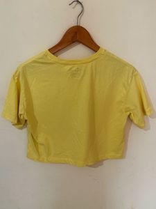 xs Yellow Graphic Tee