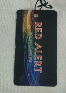 Red Alert Rimless Sunglasses