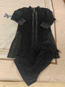 Elegant Velvet Embellished set