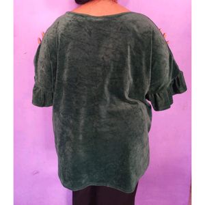 Velvet Green Super Soft Top