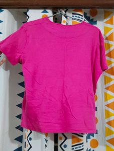 Pink Casual Tee