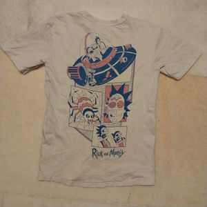 Rick And Morty Aw Geez Oversized Tshirt
