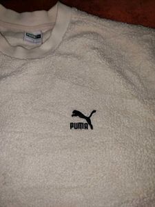 Oversized Puma Sweatshirt (Wool Fur Fabric)