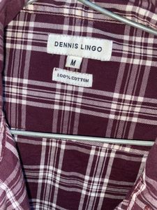 Men&#39;s Plaid Button Down Shirt Dennis Lingo
