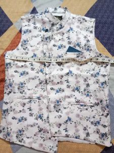 Floral Print Waistcoat