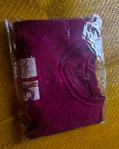 StellaLou Maroon Graphic Print Crewneck