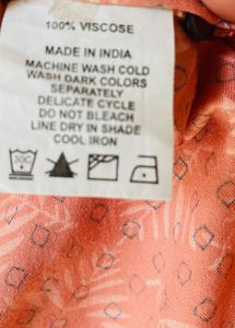 Pretty Coral Colored Kurta With Pockets