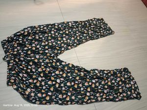 Floral Print Top &amp; Pant Set