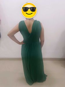 Elegant Green Maxi Dress