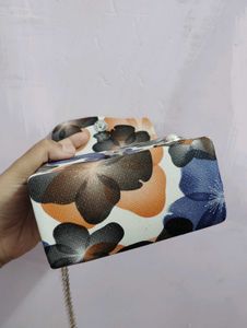 Floral Mini Top Handle Bag