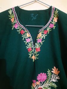 Kashmiri Pheran With Embroidery