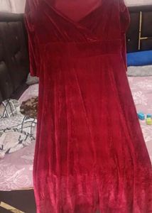 Elegant Velvet Maxi Dress