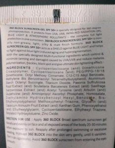 UBIK 360° Block Sunscreen Gel SPF 50+