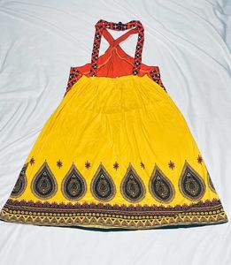 Halter Neck Backless Short Kurti/top