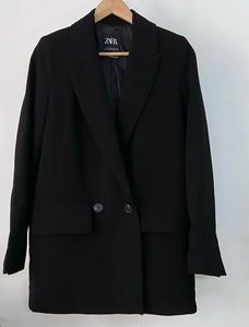 ZARA Long Black Blazer