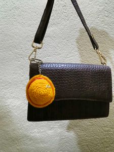 Crochet Luffys Strawhat Keychain / One Piece