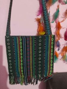 Embroidered Boho Bag