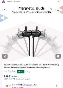 Boat Bluetooth Neckband