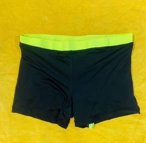 Nike Running Shorts Black Neon