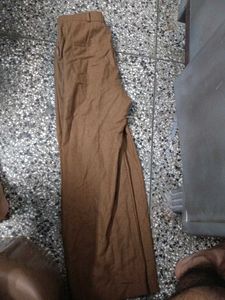 Brown Wide Leg Trousers