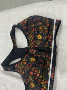 Floral Print Bra