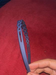 Blue Braided Headband