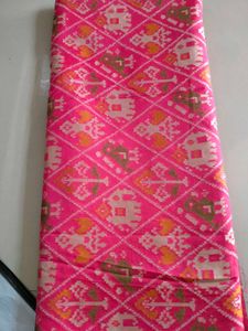 Pink Patola Saree