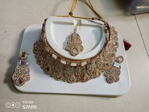 diamond jewellery necklace set