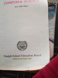 Computer Science Book For 11th Class