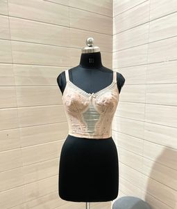 Vintage 1990 Imported Corset Lace Bustier Top