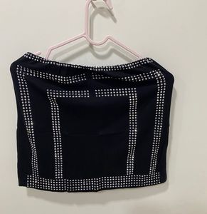 Black Rhinestone Co-ord Set