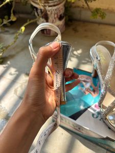 Silver Sparkle heels!