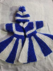 Blue &amp; White Striped Hat