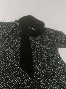 Huge Sale 🔴 🔴 Black &amp; White Printed Kurta