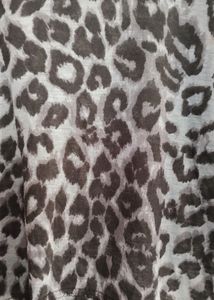 Animal Print Assymetrical Crop Top