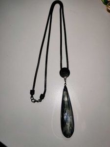 Teardrop Crystal Pendant Necklace