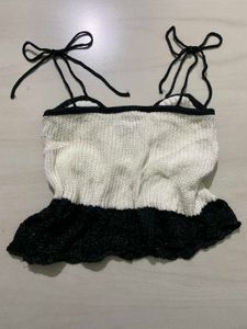 Zara Cute Knit Crop Top