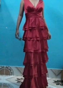 ♥️ RED Flared dress