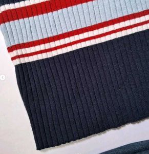 Striped Crop Tank Top