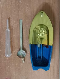 Plain Steam Powered Tin Boat Toy
