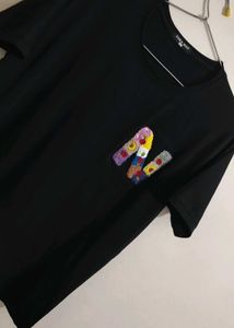 Zara Man Black T-Shirt